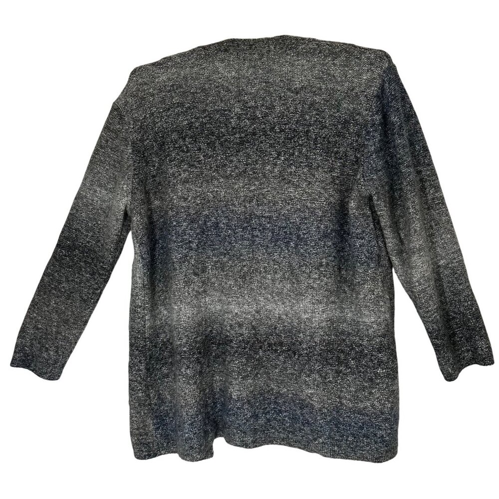 Style & Co Womens Open Front Cardigan Sweater XL Cotton Blend Academia Preppy - Picture 2 of 9